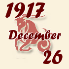 Bak, 1917. December 26