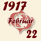 Halak, 1917. Február 22