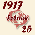Halak, 1917. Február 25