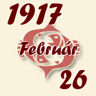 Halak, 1917. Február 26