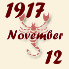 Skorpió, 1917. November 12