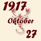 Skorpió, 1917. Október 27