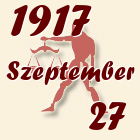 Mérleg, 1917. Szeptember 27