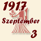 Szűz, 1917. Szeptember 3