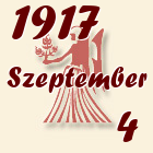 Szűz, 1917. Szeptember 4
