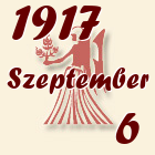 Szűz, 1917. Szeptember 6