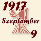 Szűz, 1917. Szeptember 9