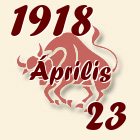 Bika, 1918. Április 23