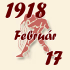 Vízöntő, 1918. Február 17