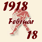 Vízöntő, 1918. Február 18