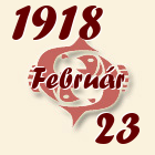 Halak, 1918. Február 23