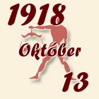 Mérleg, 1918. Október 13
