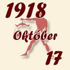 Mérleg, 1918. Október 17