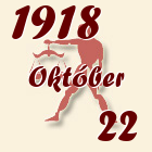 Mérleg, 1918. Október 22