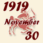 Nyilas, 1919. November 30
