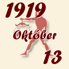 Mérleg, 1919. Október 13