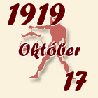 Mérleg, 1919. Október 17