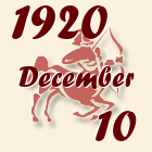 Nyilas, 1920. December 10