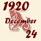 Bak, 1920. December 24