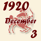 Nyilas, 1920. December 3