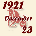 Bak, 1921. December 23