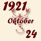 Skorpió, 1921. Október 24
