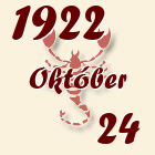 Skorpió, 1922. Október 24