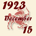 Nyilas, 1923. December 15
