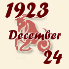 Bak, 1923. December 24