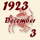 Nyilas, 1923. December 3
