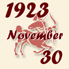 Nyilas, 1923. November 30