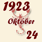 Skorpió, 1923. Október 24