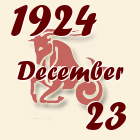 Bak, 1924. December 23