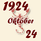 Skorpió, 1924. Október 24