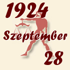Mérleg, 1924. Szeptember 28