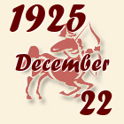 Nyilas, 1925. December 22