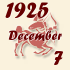 Nyilas, 1925. December 7