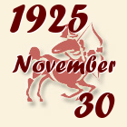 Nyilas, 1925. November 30