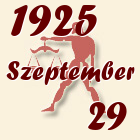 Mérleg, 1925. Szeptember 29