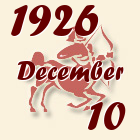 Nyilas, 1926. December 10