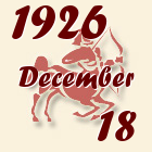 Nyilas, 1926. December 18