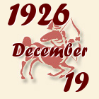 Nyilas, 1926. December 19