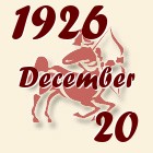 Nyilas, 1926. December 20
