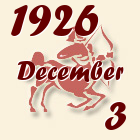 Nyilas, 1926. December 3