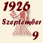 Szűz, 1926. Szeptember 9
