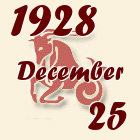 Bak, 1928. December 25