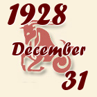 Bak, 1928. December 31