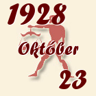 Mérleg, 1928. Október 23