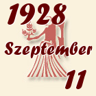 Szűz, 1928. Szeptember 11