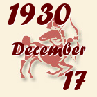 Nyilas, 1930. December 17